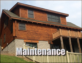  Pinebluff, North Carolina Log Home Maintenance